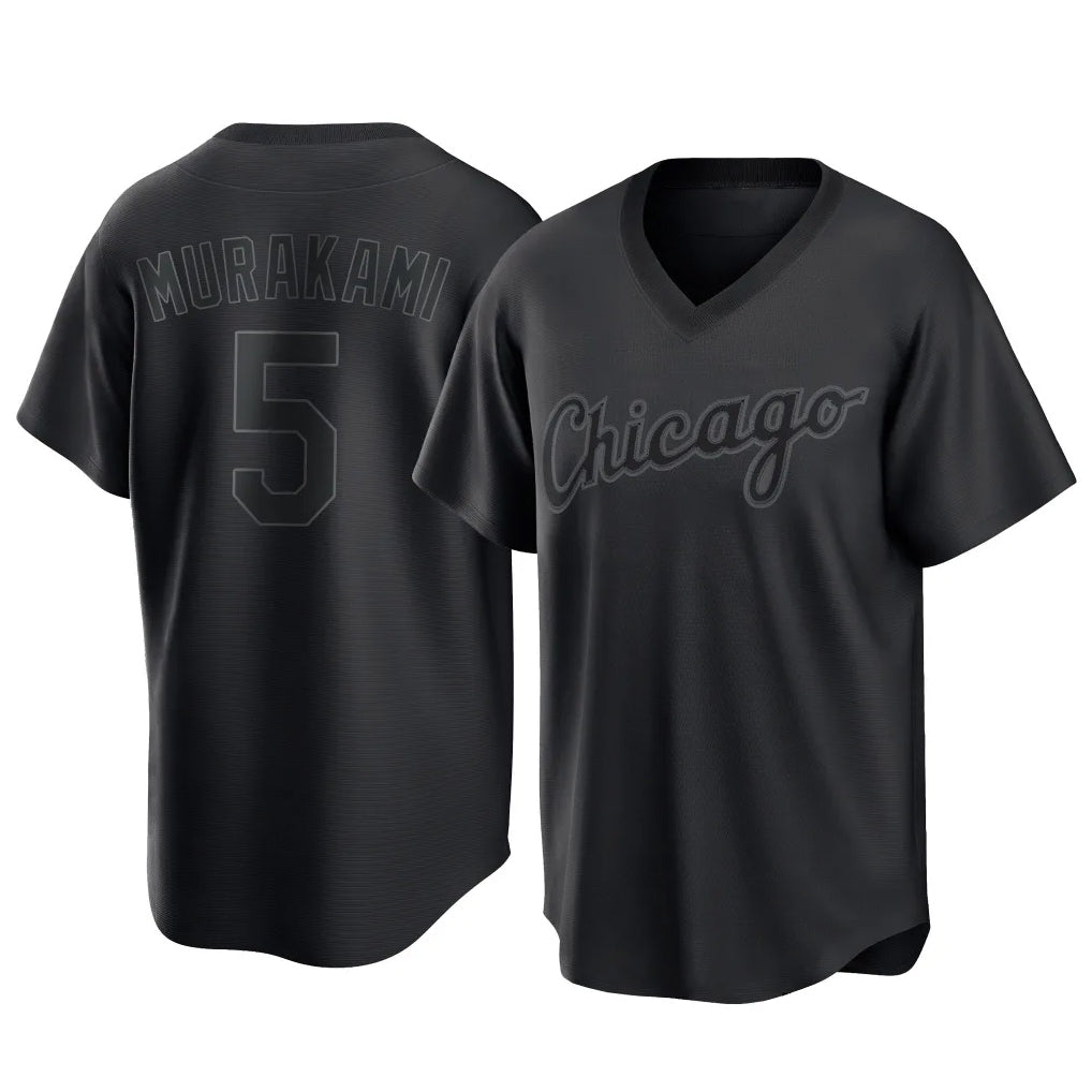 Baseball Jersey | Chicago White Sox #5 Munetaka Murakami Player Black Home Game Stitched - image 1