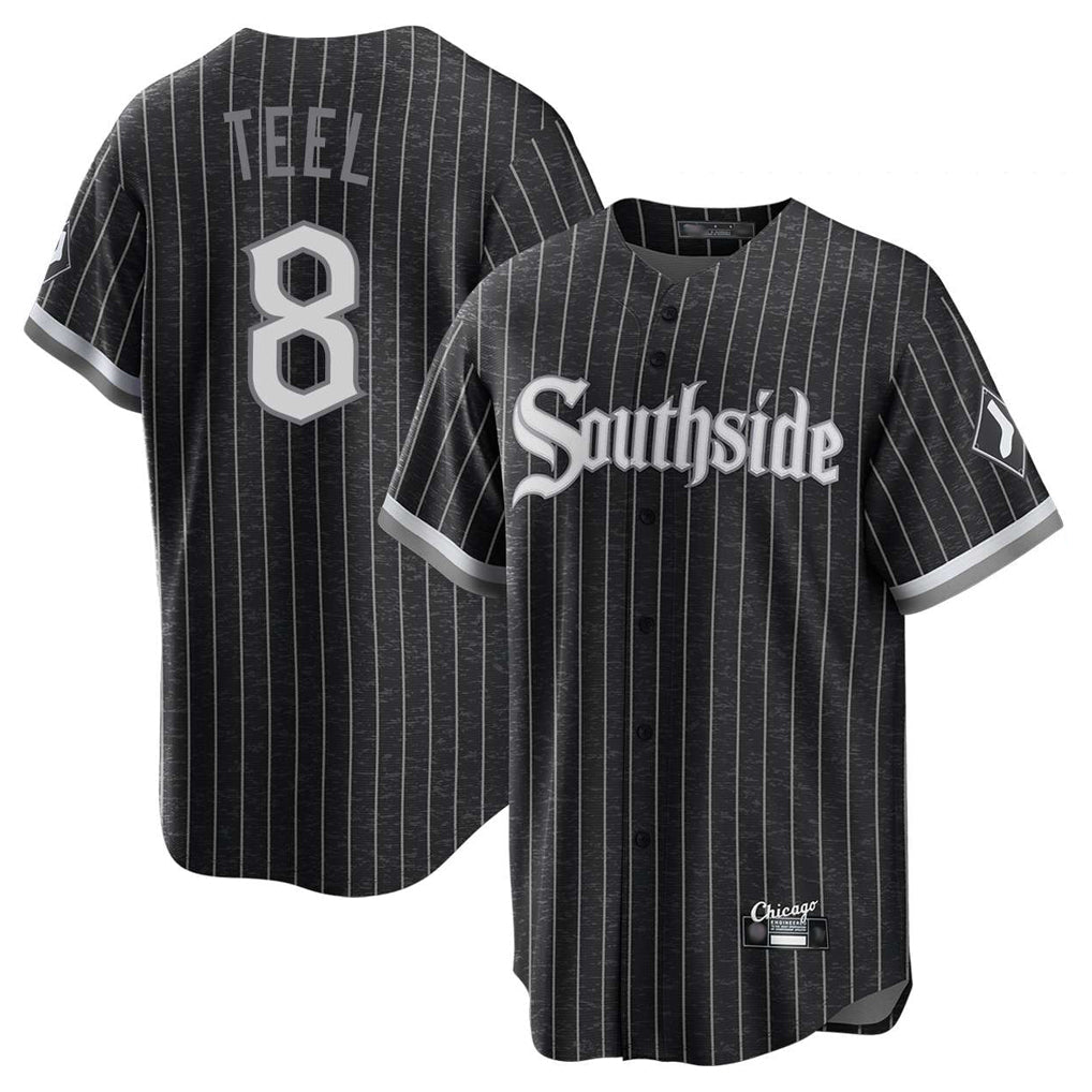 Baseball Jersey | Chicago White Sox #8 Kyle Teel Player Black City Connect Home Game Stitched - image 1
