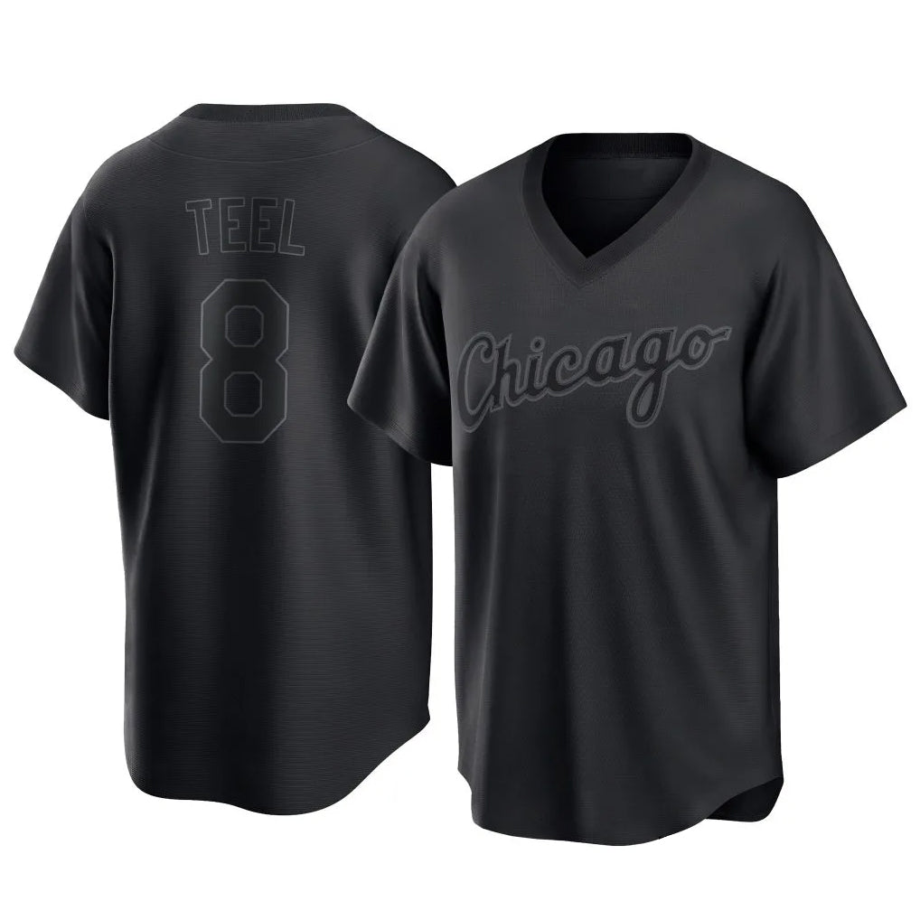 Baseball Jersey | Chicago White Sox #8 Kyle Teel Player Black Home Game Stitched - image 1