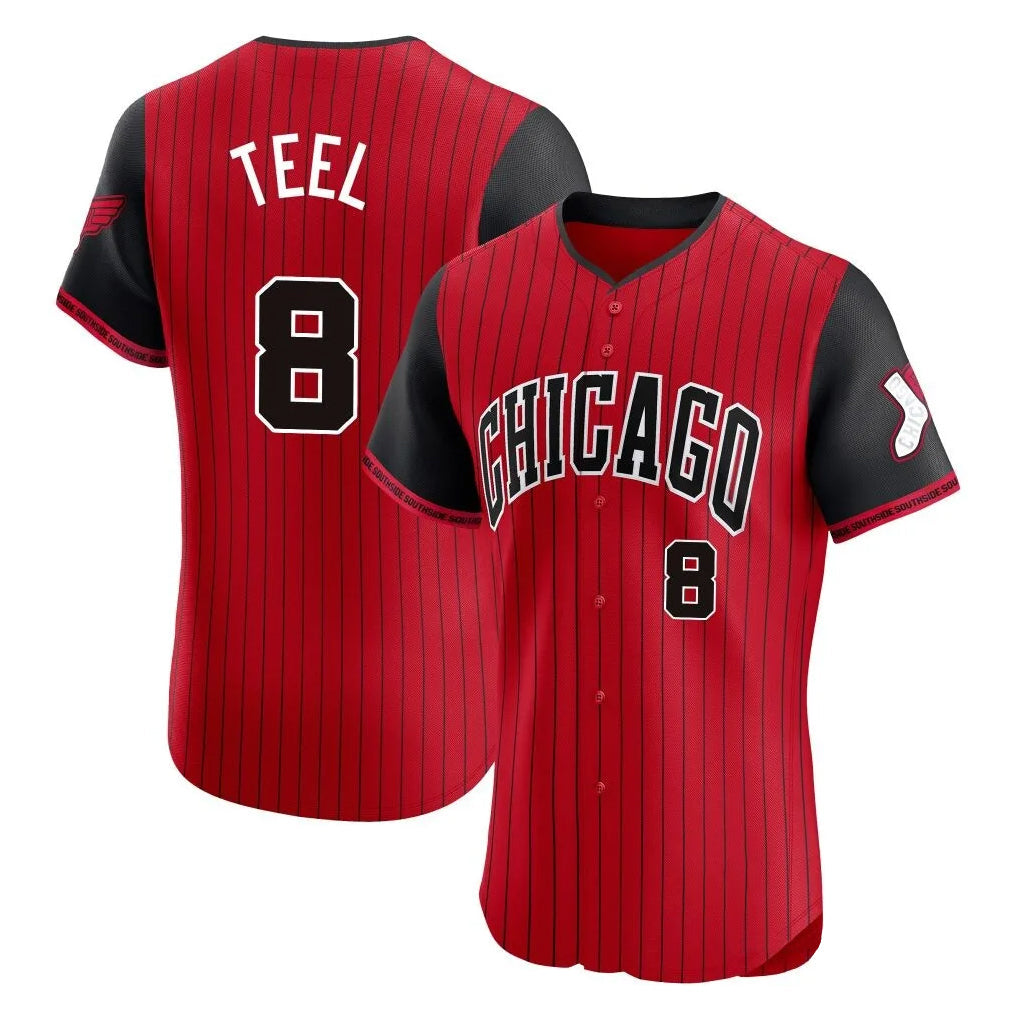 Baseball Jersey | Chicago White Sox #8 Kyle Teel Player Red City Connect Limited Home Stitched - image 1