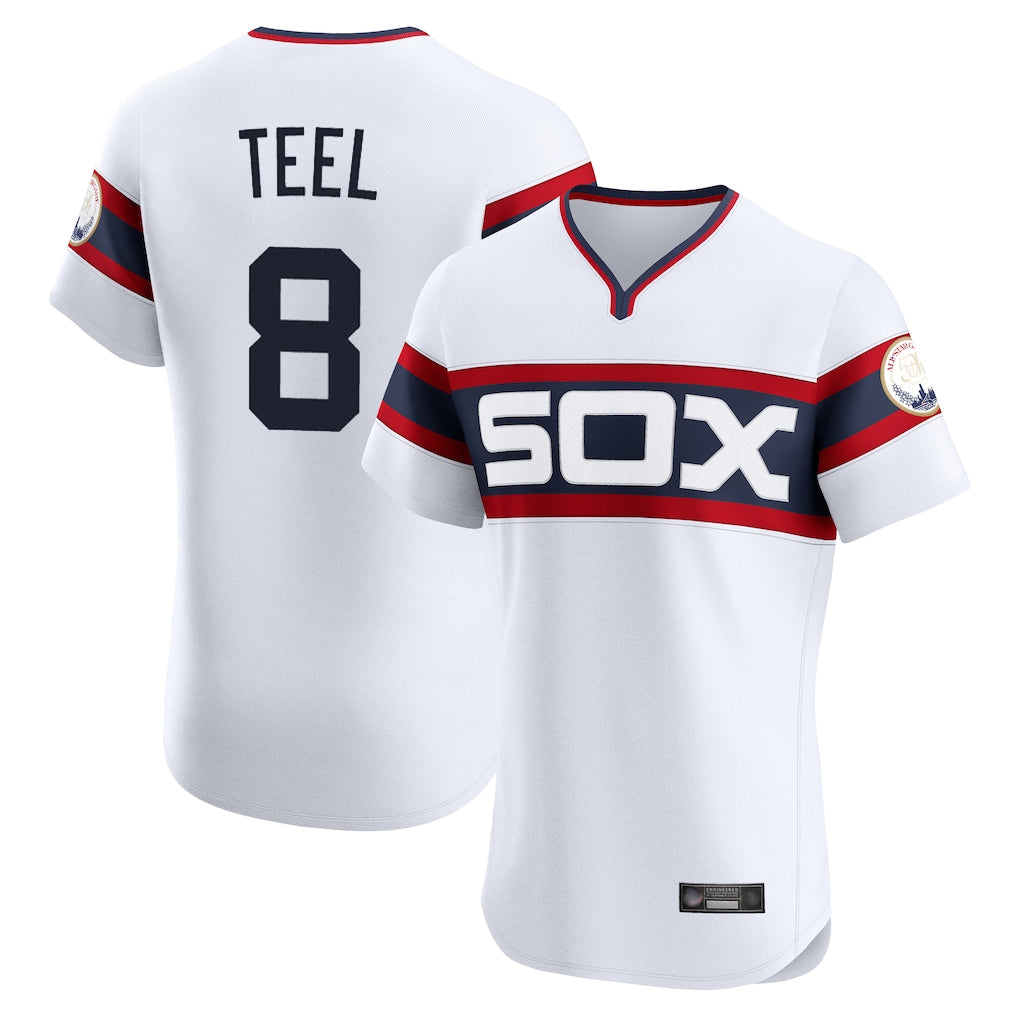 Baseball Jersey | Chicago White Sox #8 Kyle Teel Player White Limited Home Stitched - image 1