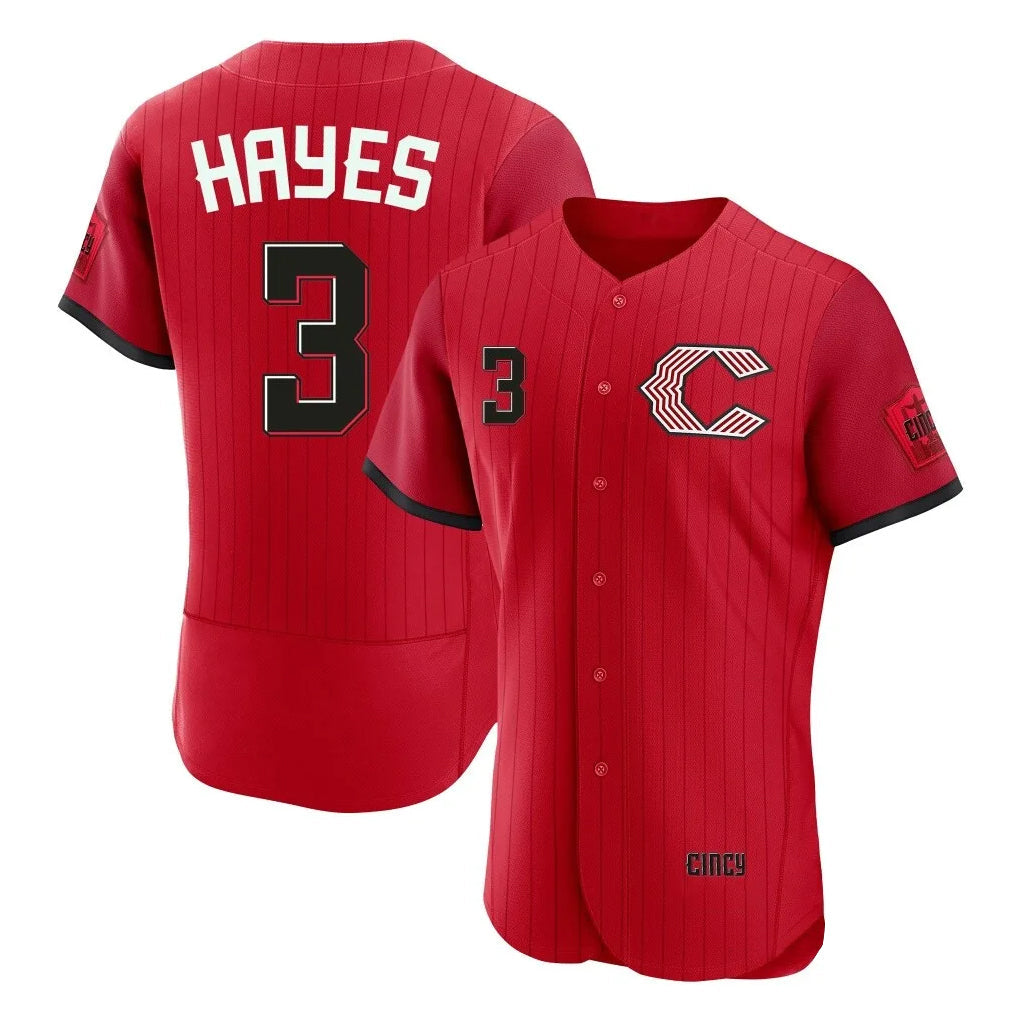 Baseball Jersey | Cincinnati Reds #3 Ke'Bryan Hayes Player Red 2026 City Connect Limited Home Stitched - image 1