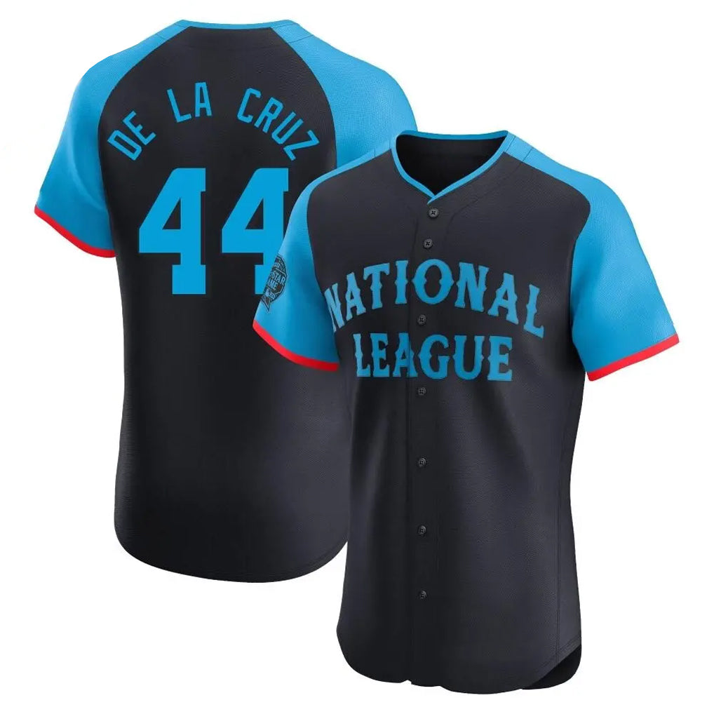 Baseball Jersey | Cincinnati Reds #44 Elly De La Cruz Player Navy Limited National League All-Star Game Stitched - image 1