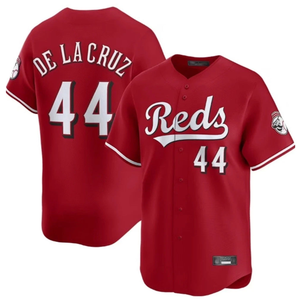 Baseball Jersey | Cincinnati Reds #44 Elly De La Cruz Player Red Home Limited Stitched - image 1