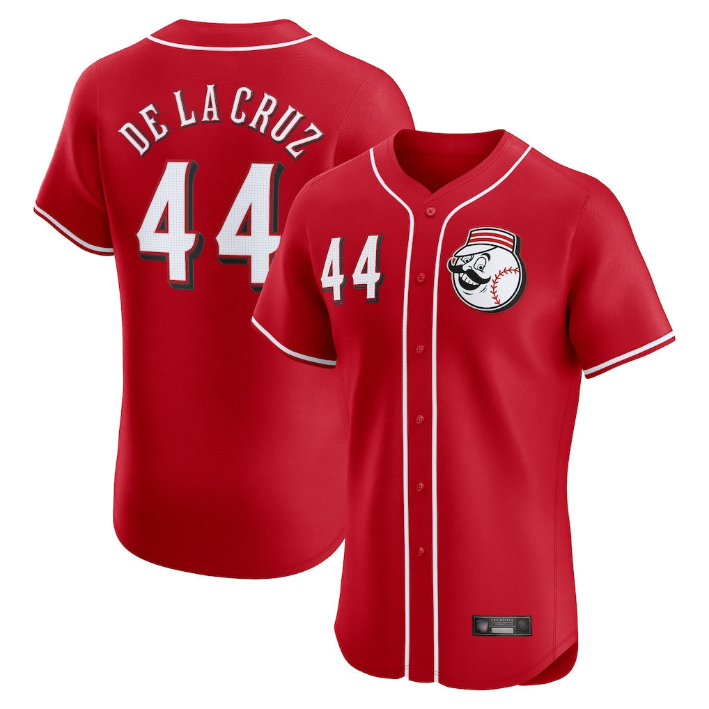 Baseball Jersey | Cincinnati Reds #44 Elly De La Cruz Player Red Limited Home Game Stitched - image 1