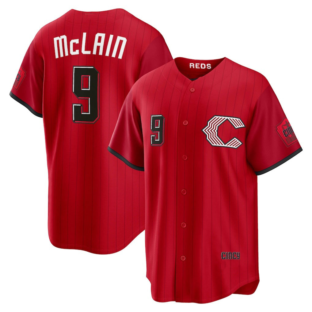 Baseball Jersey | Cincinnati Reds #9 Matt McLain Red 2026 City Connect Stadium - image 1