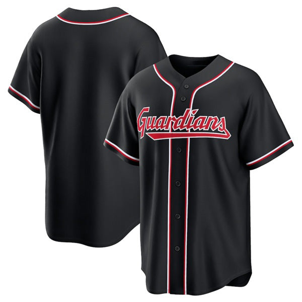 Baseball Jersey | Cleveland Guardians Blank 2026 Black Out Stitched - image 1
