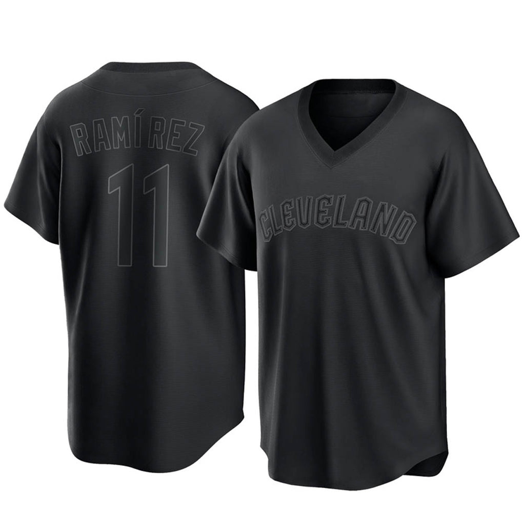 Baseball Jersey | Cleveland Guardians #11 Jose Ramirez Player Black Home Game Stitched - image 1