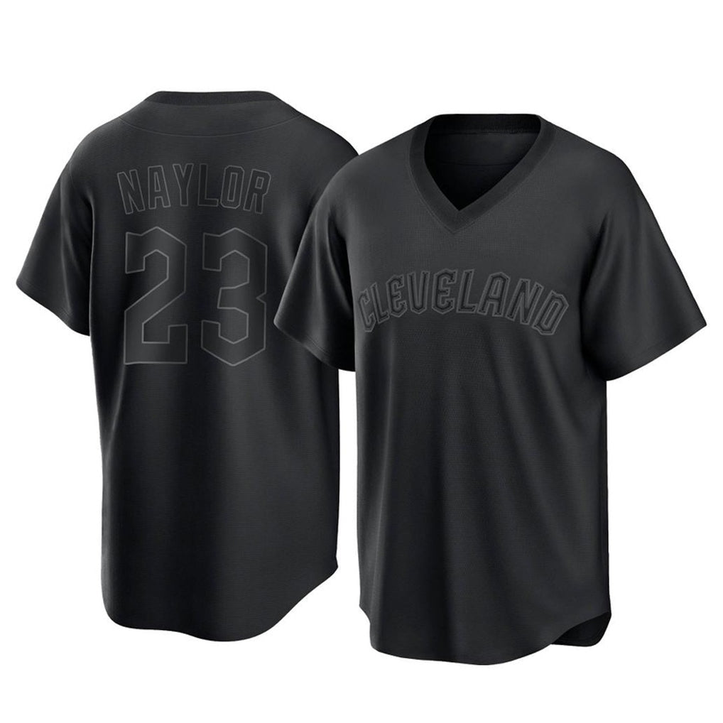 Baseball Jersey | Cleveland Guardians #23 Bo Naylor Player Black Home Game Stitched - image 1