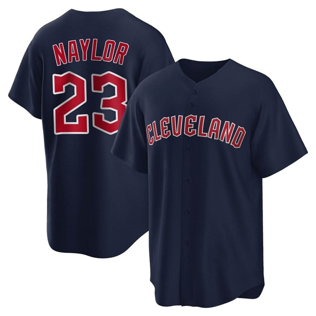 Baseball Jersey | Cleveland Guardians #23 Bo Naylor Player Navy Game Home Stitched - image 1