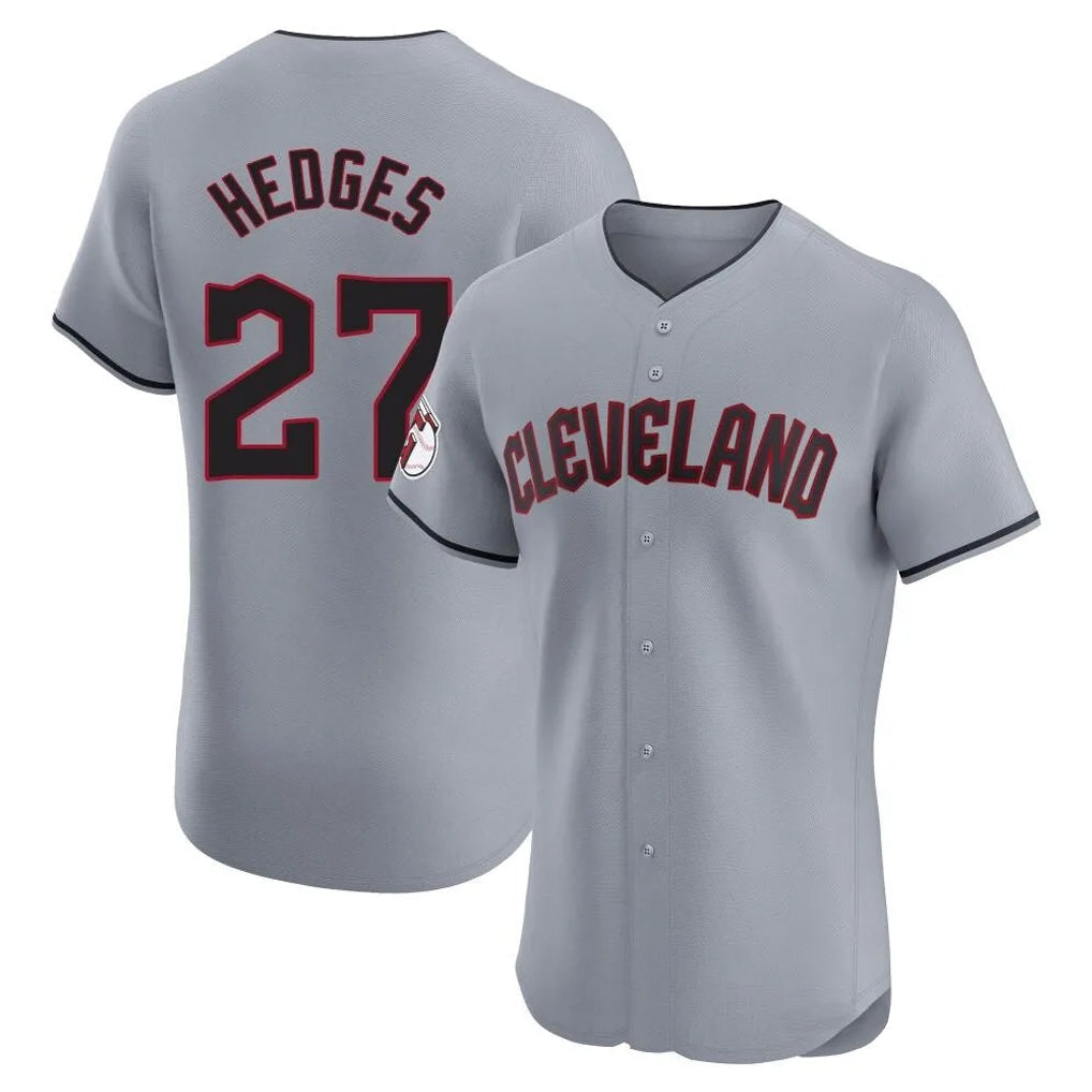 Baseball Jersey | Cleveland Guardians #27 Austin Hedges Player Gray Road Limited Home Stitched - image 1