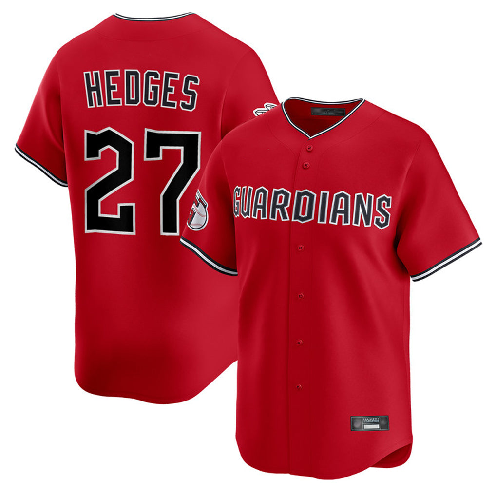 Baseball Jersey | Cleveland Guardians #27 Austin Hedges Player Red Limited Home Stitched - image 1