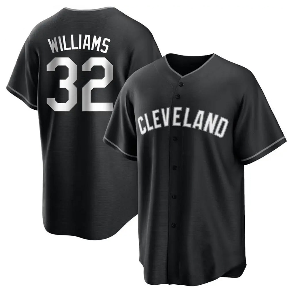 Baseball Jersey | Cleveland Guardians #32 Gavin Williams Player Black Home Game Stitched - image 1