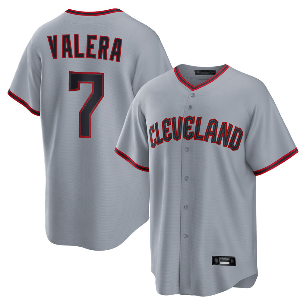 Baseball Jersey | Cleveland Guardians #7 George Valera Player Gray Home Game Stitched - image 1