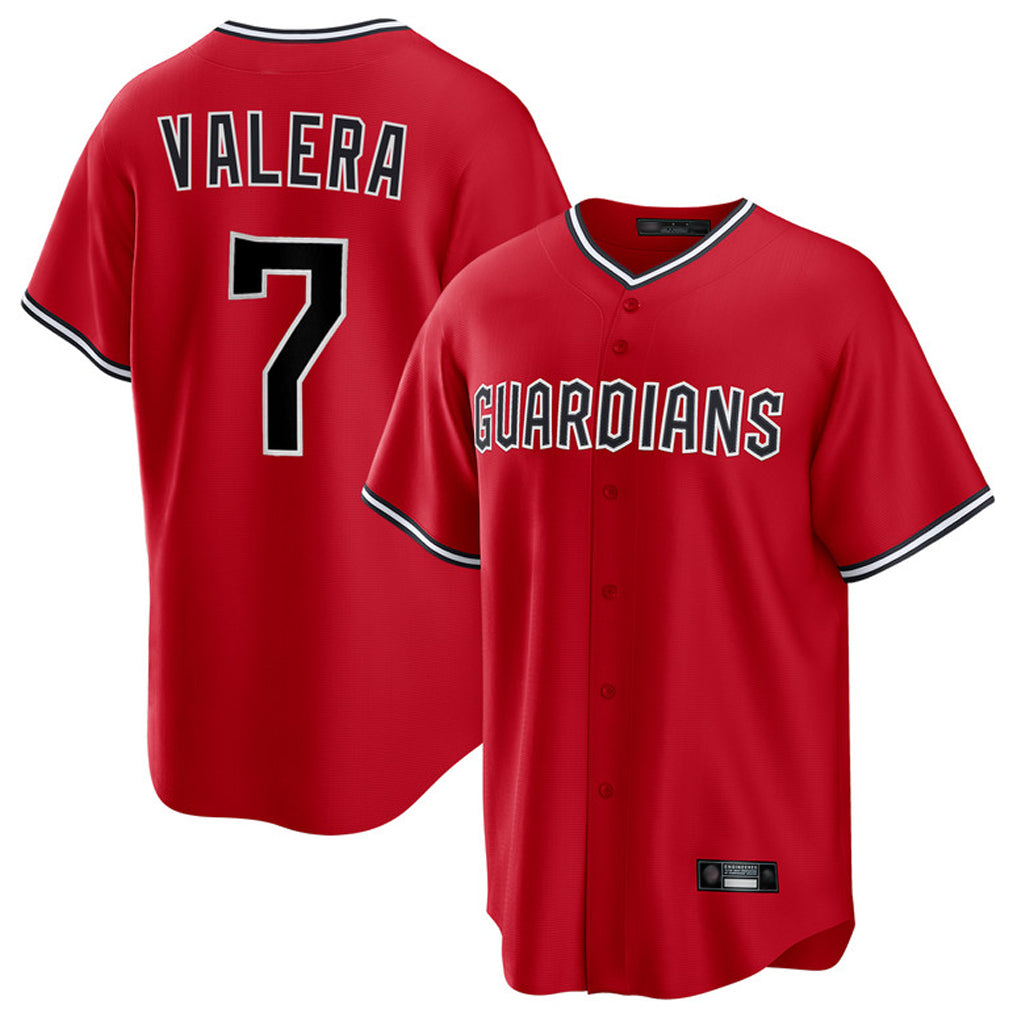 Baseball Jersey | Cleveland Guardians #7 George Valera Player Red Home Game Stitched - image 1