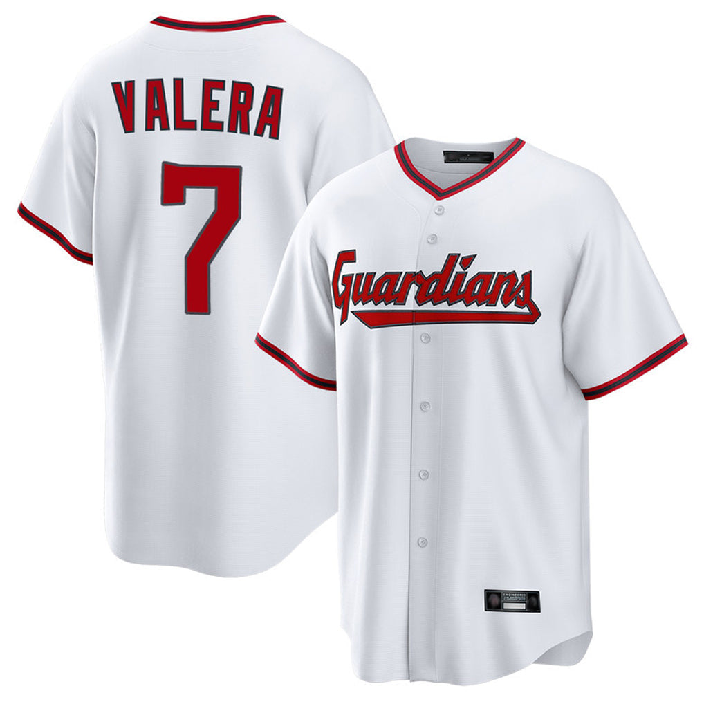Baseball Jersey | Cleveland Guardians #7 George Valera Player White Game Home Stitched - image 1