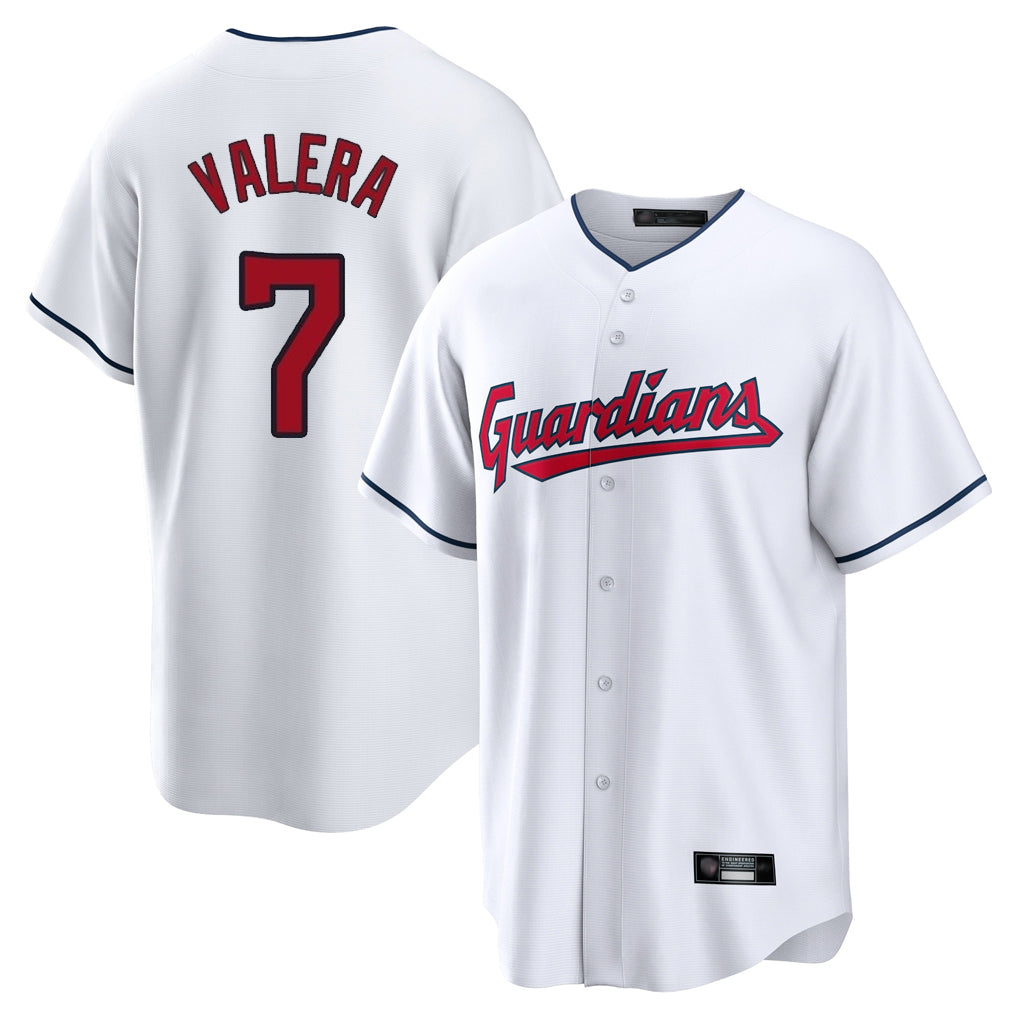 Baseball Jersey | Cleveland Guardians #7 George Valera Player White Home Game Stitched - image 1