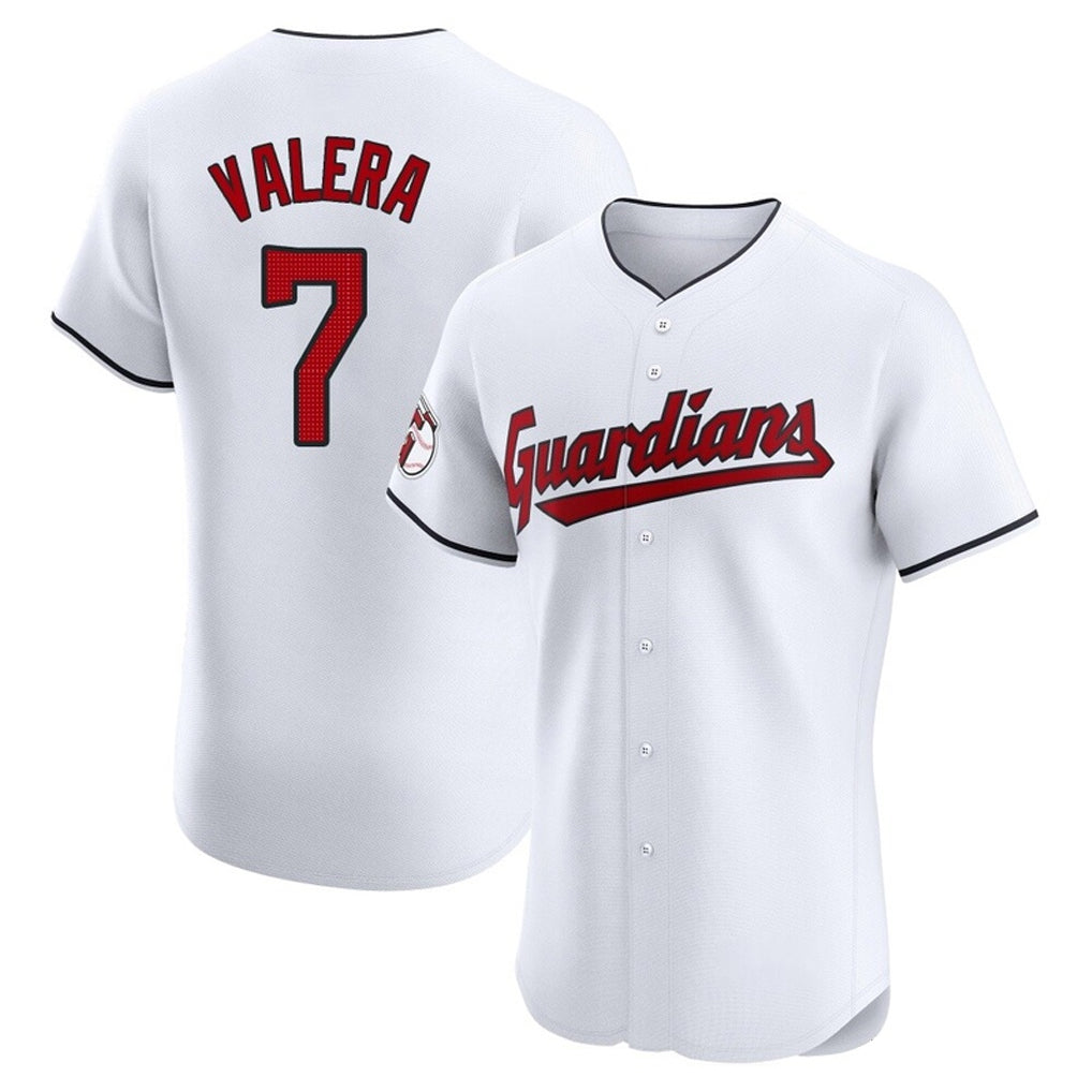 Baseball Jersey | Cleveland Guardians #7 George Valera Player White Limited Home Stitched - image 1