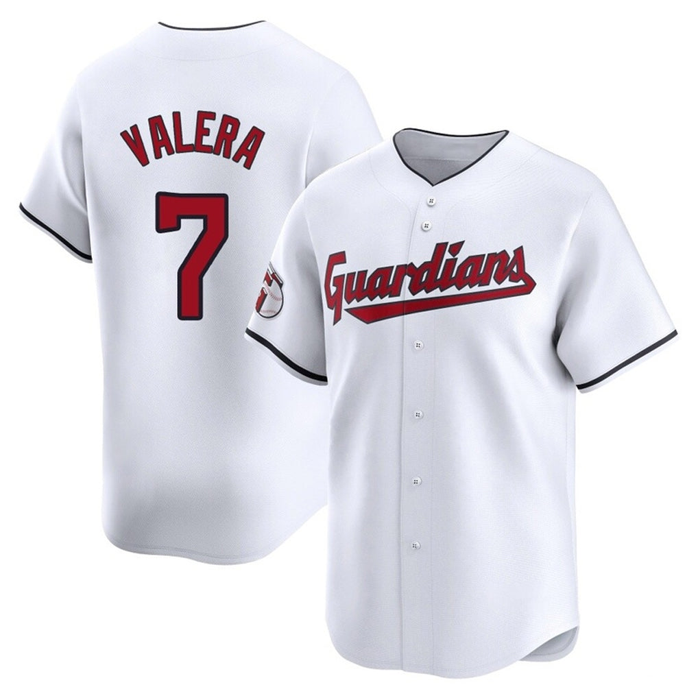 Baseball Jersey | Cleveland Guardians #7 George Valera Player White Limited Home Stitched - image 1
