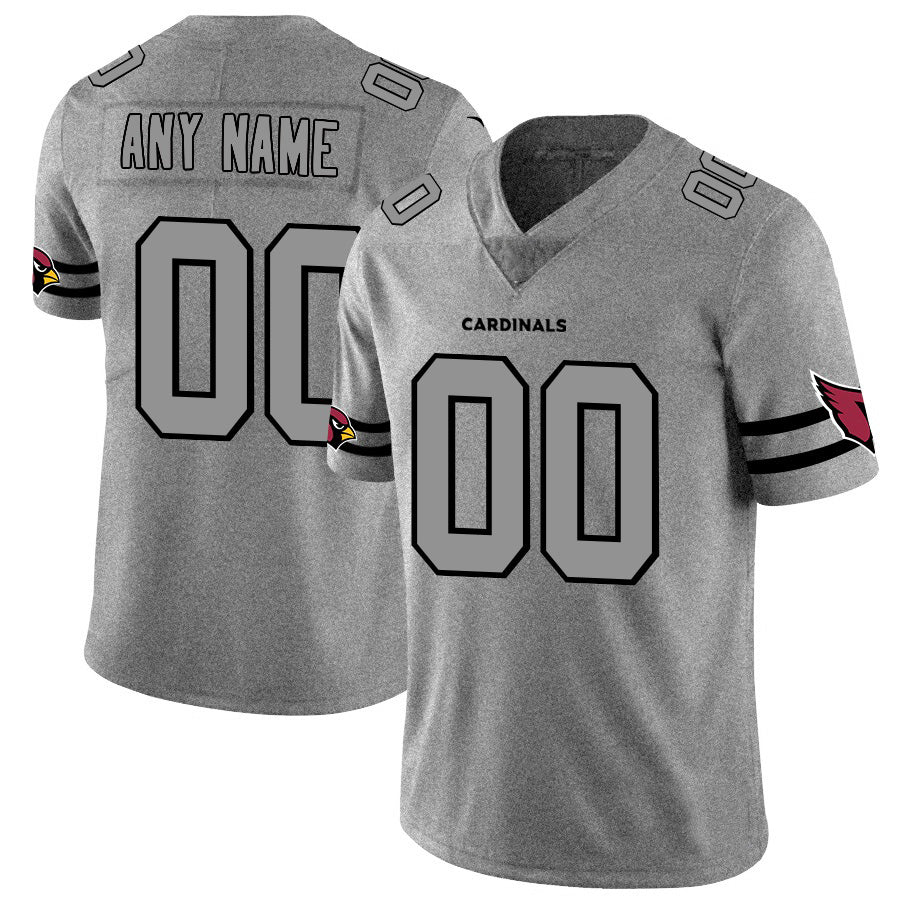 American Football Jersey | Custom A.Cardinals 2019 Gray Gridiron Gray Limited Stitched Football American Jersey - image 1