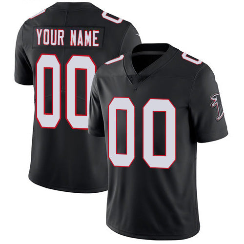 American Football Jersey | Custom A.Falcons Alternate Black Limited Stitched Football American Jersey - image 1