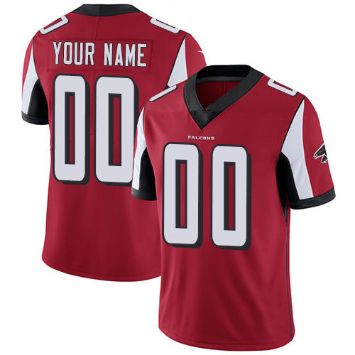 American Football Jersey | Custom A.Falcons Home Red Limited Stitched Football American Jersey - image 1