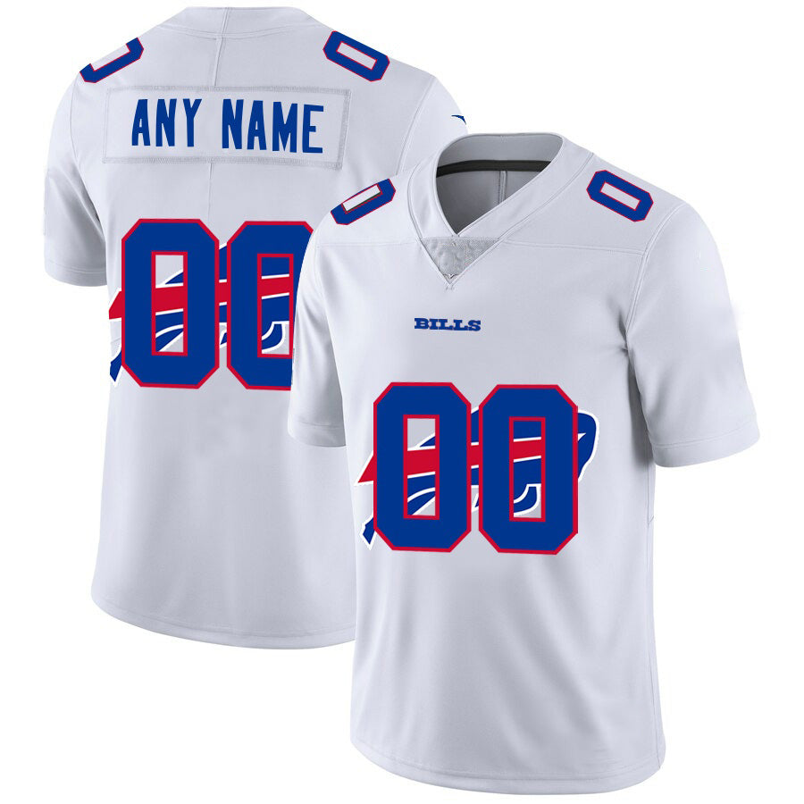 American Football Jersey | Custom B.Bills White Team Big Logo Limited Stitched Football American Jersey - image 1