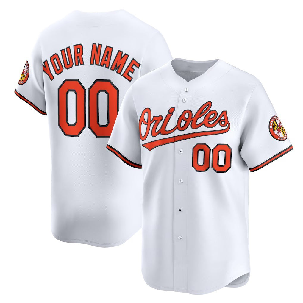 Baseball Jersey | Custom Baltimore Orioles White Home Limited - image 1