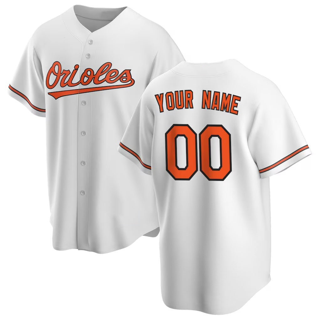 Baseball Jersey | Custom Baltimore Orioles White Home Replica - image 1