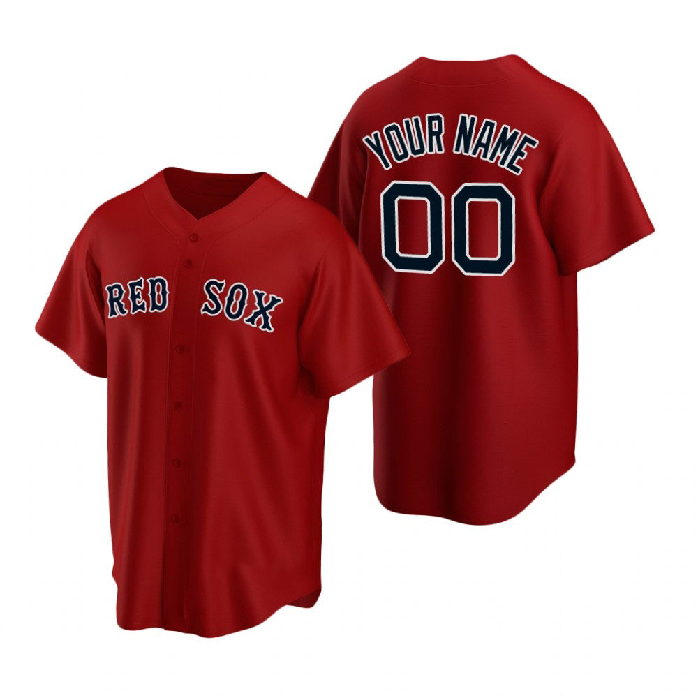 Baseball Jersey | Custom Boston Red Sox Red Stitched Cool - image 1