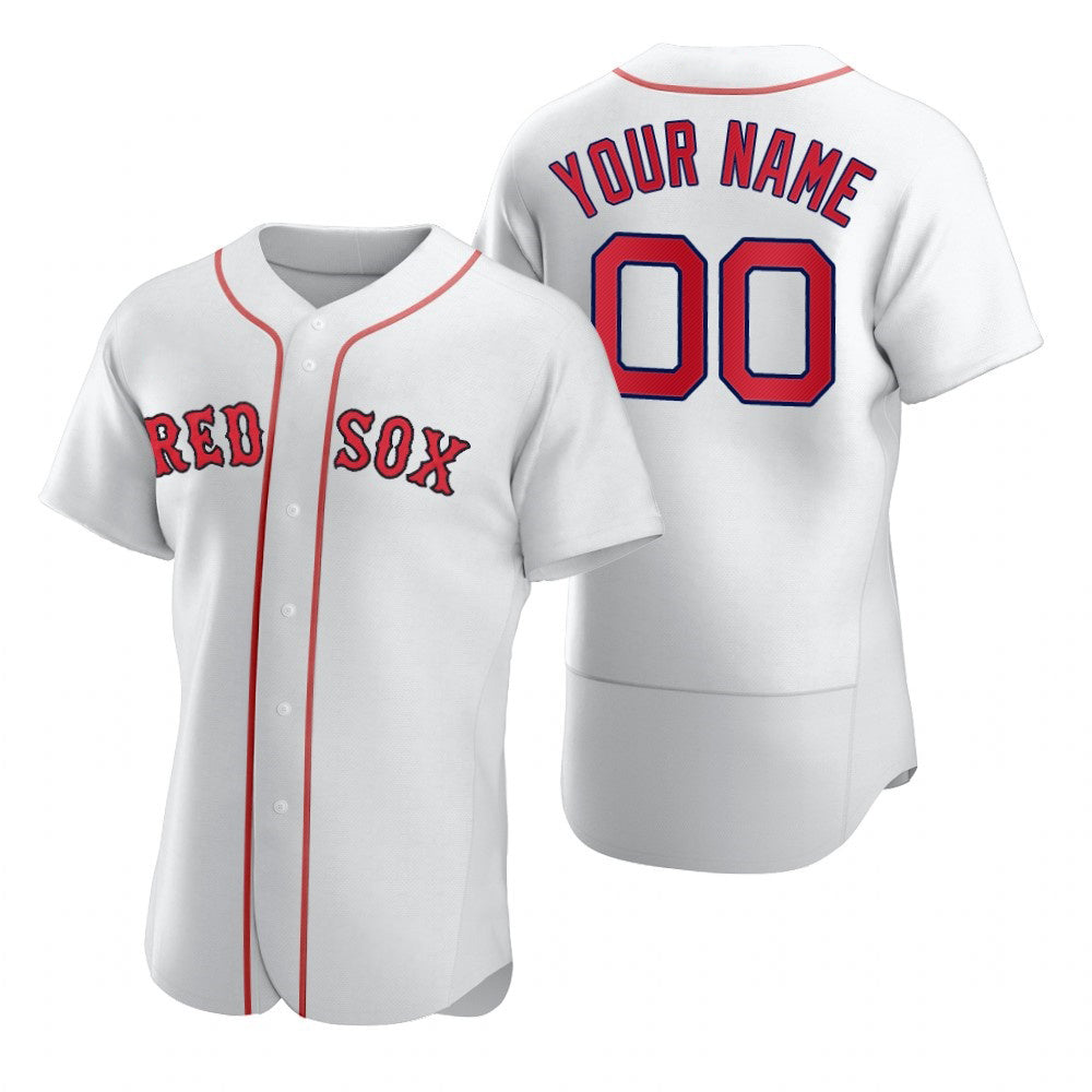 Baseball Jersey | Custom Boston Red Sox White 2020 Stitched Flex - image 1