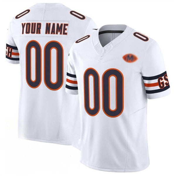 American Football Jersey | Custom C.Bears Active Player White 2025 F.U.S.E. With VMH Patch Limited Stitched Football American Jersey - image 1