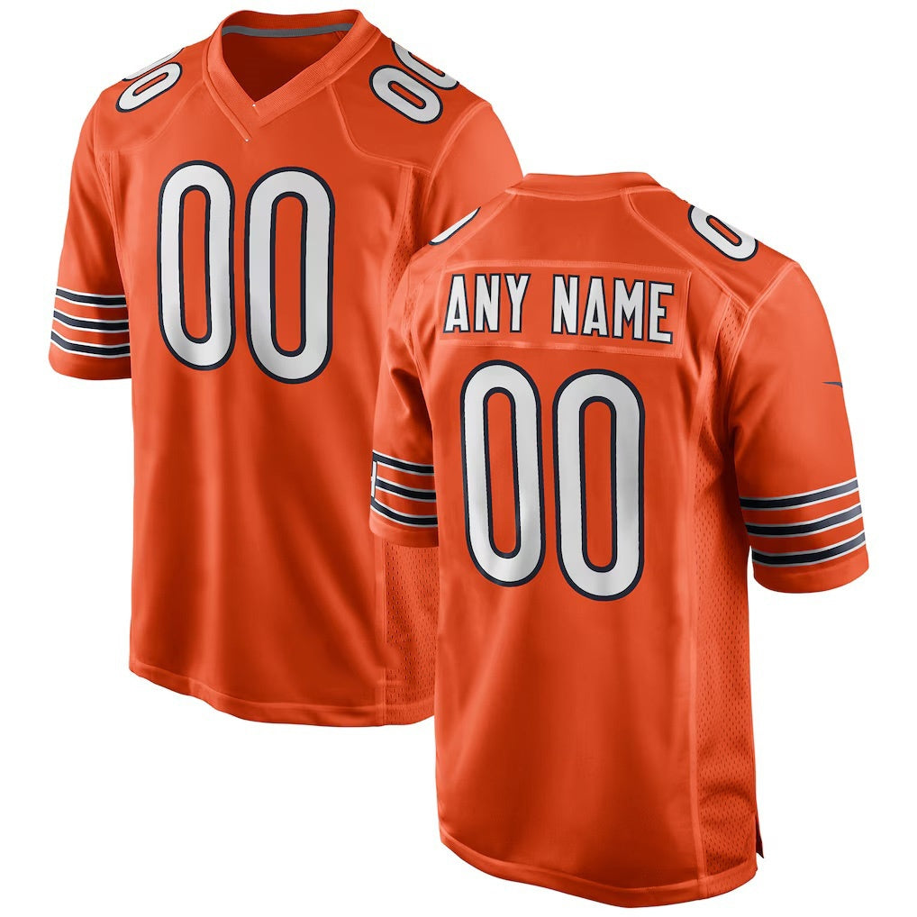 American Football Jersey | Custom C.Bears Orange Alternate Game Limited Stitched Football American Jersey - image 1