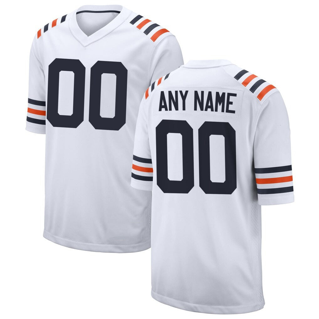 American Football Jersey | Custom C.Bears White 2019 Alternate Classic Game Stitched Football American Jersey - image 1