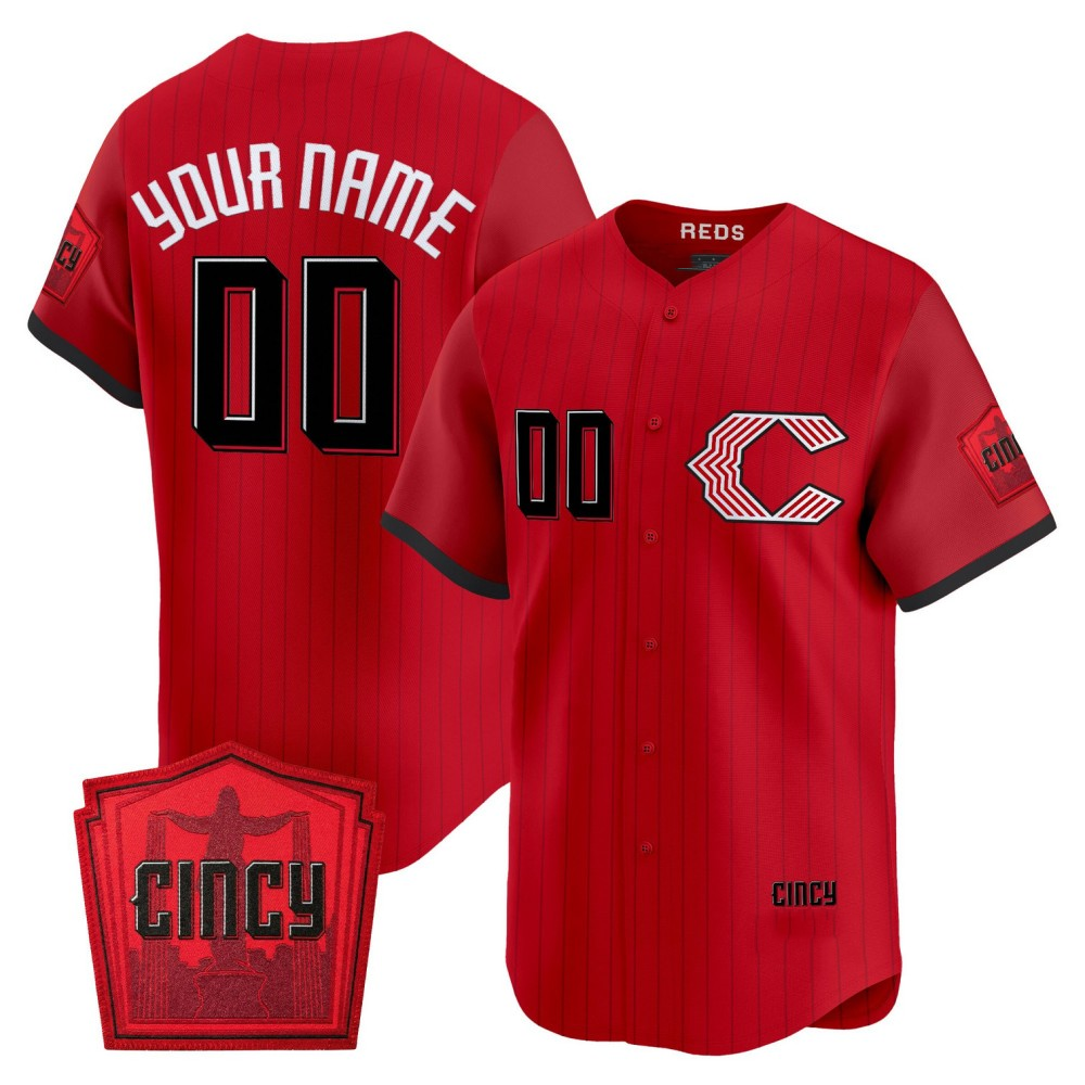 Baseball Jersey | Custom Cincinnati Reds 2026 City Connect Vapor Stadium - image 1