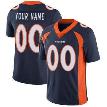 American Football Jersey | Custom D.Broncos Navy Player Limited Stitched Football American Jersey - image 1