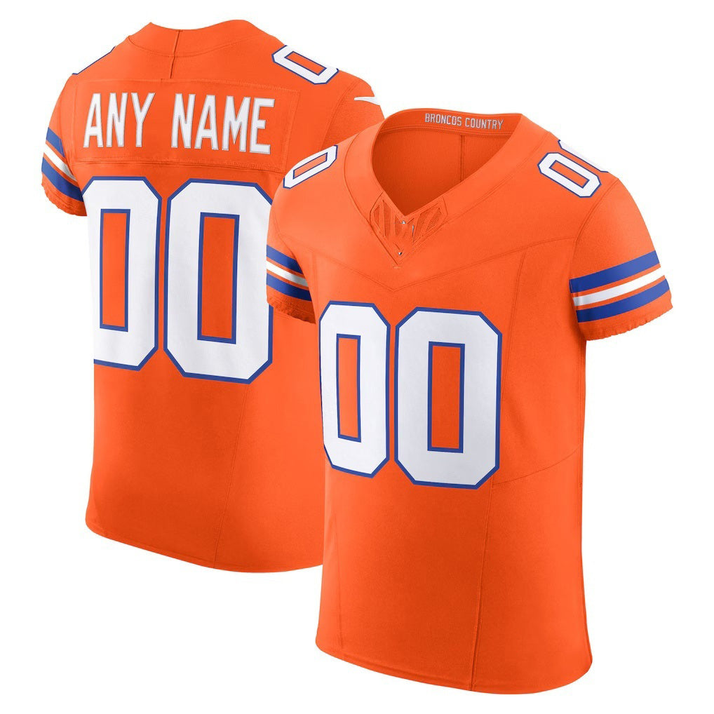 American Football Jersey | Custom D.Broncos Orange Alternate 2 Mile High Collection 1977 Throwback Vapor F.U.S.E. Stitched Football American Jersey - image 1