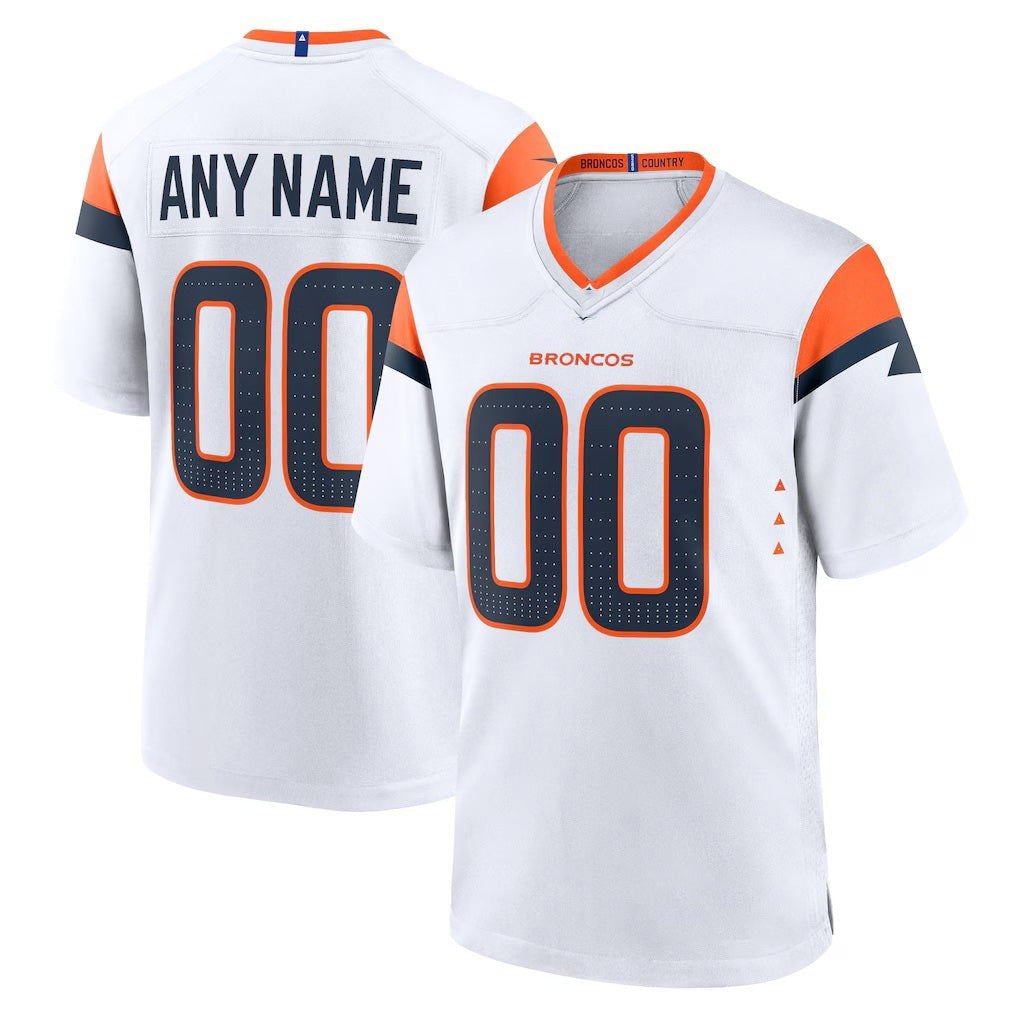 American Football Jersey | Custom D.Broncos White Mile High Collection Game Stitched Football American Jersey - image 1