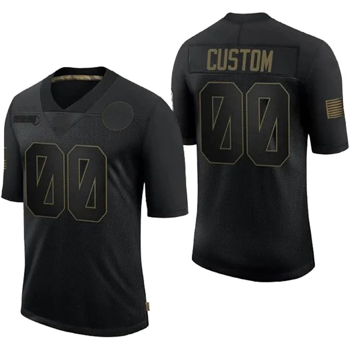 American Football Jersey | Custom L.Raiders 32 Team Stitched Black Limited 2020 Salute To Service Jerseys Stitched American Football Jerseys - image 1