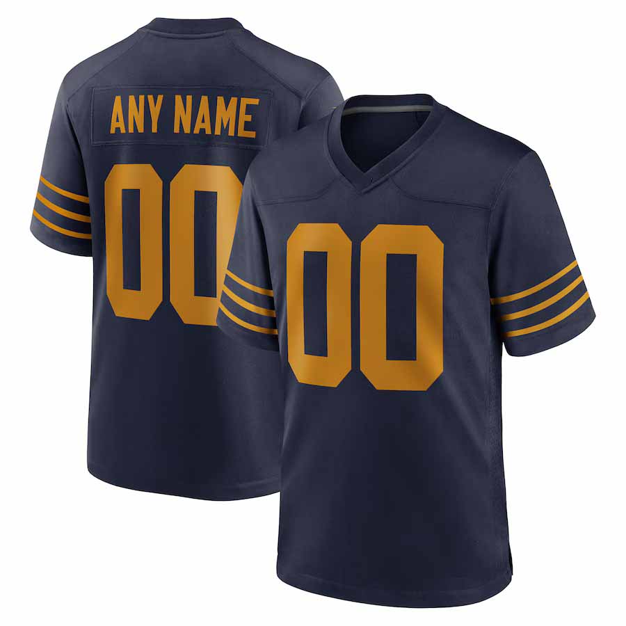 American Football Jersey | Custom GB.Packers Navy The 1923 Classic Game Jersey - image 1