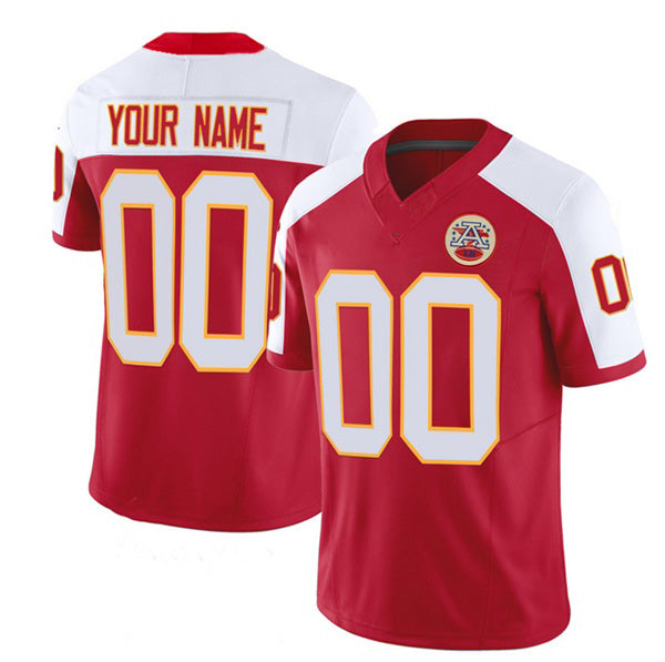American Football Jersey | Custom KC.Chiefs Active Player Red White 2023 F.U.S.E. Limited Stitched MAROU - image 1