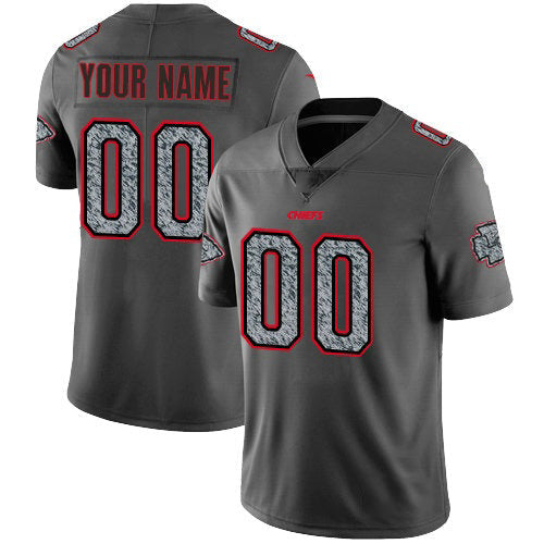 American Football Jersey | Custom KC.Chiefs Gray Static Limited MAROU - image 1