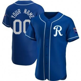 Baseball Jersey | Custom Kansas City Royals Blue Stitched - image 1