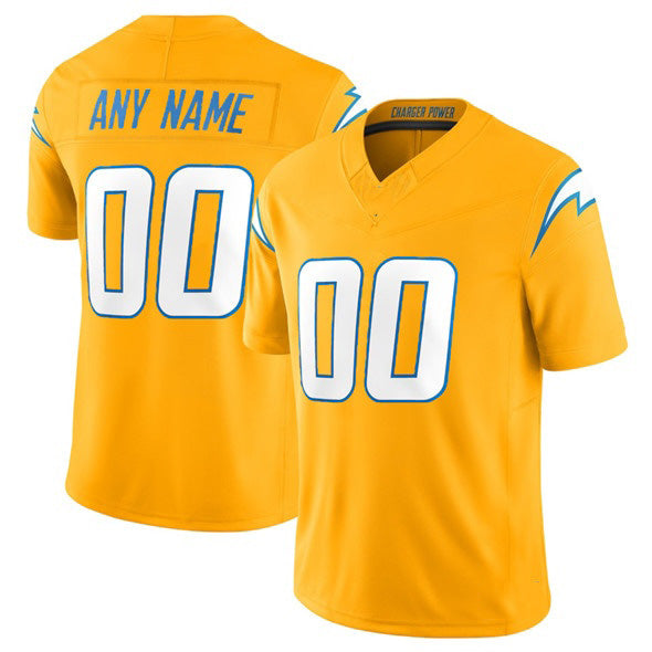American Football Jersey | Custom LA.Chargers Gold 2025 F.U.S.E. Alternate Vapor Limited Stitched Marou - image 1