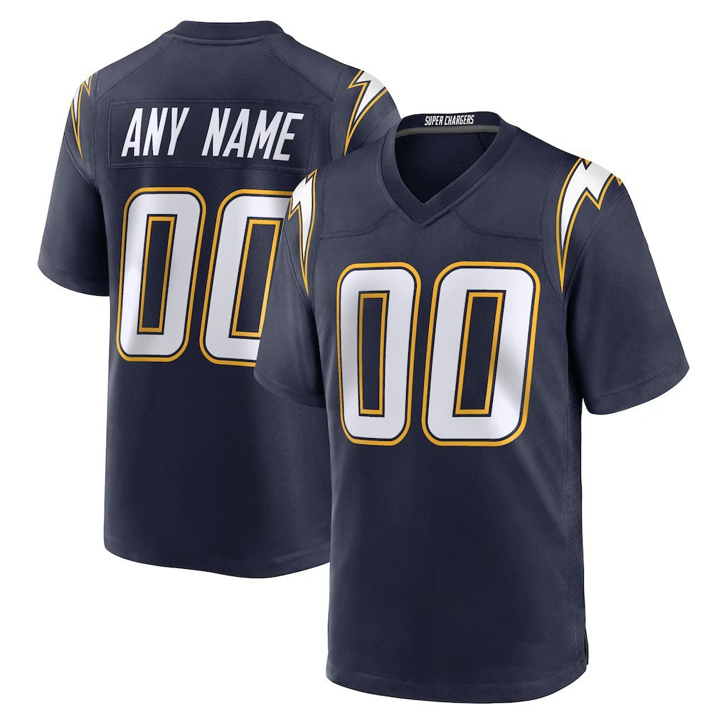 American Football Jersey | Custom LA.Chargers Navy Alternate Super Chargers Game Marou - image 1