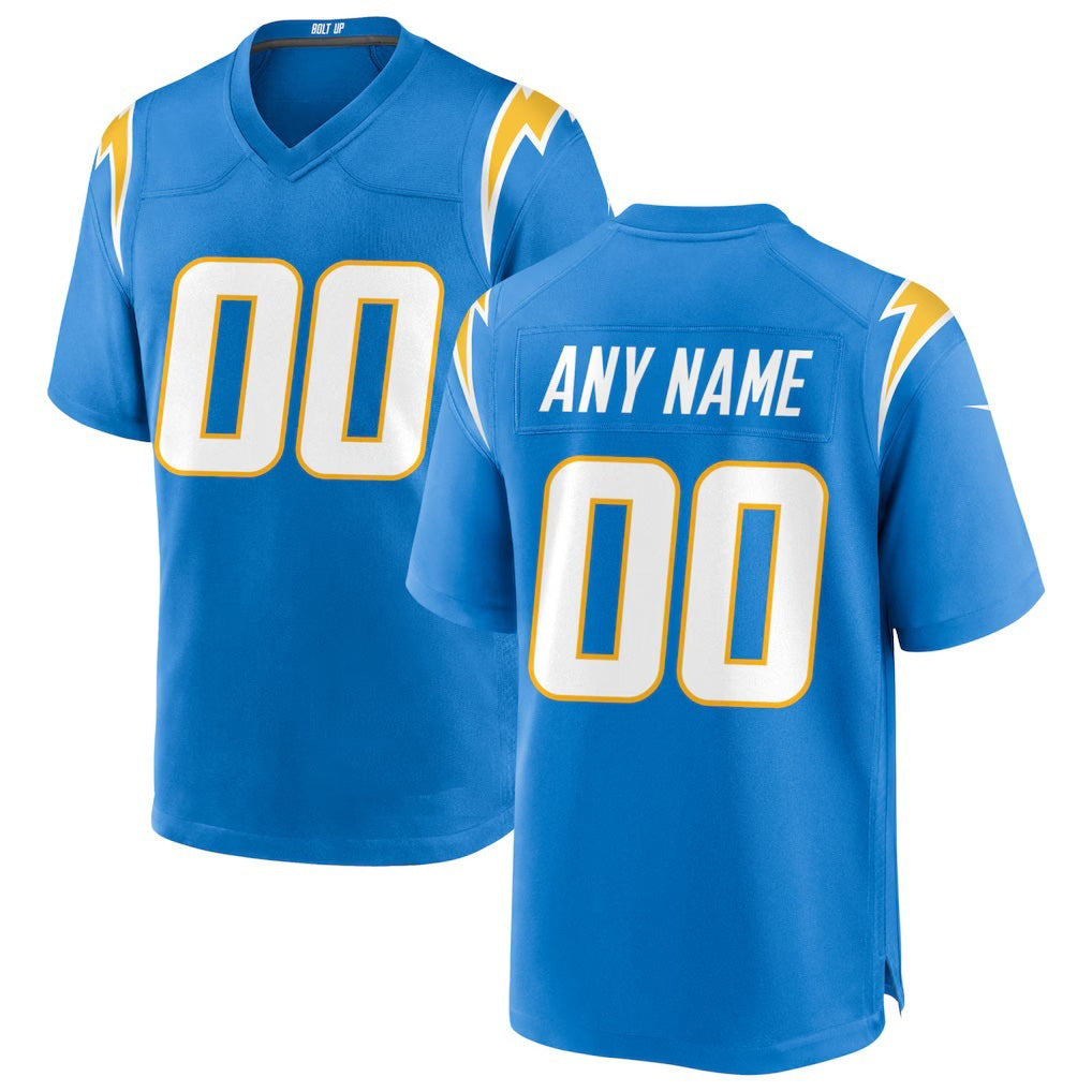 American Football Jersey | Custom LA.Chargers Powder Blue Game Marou - image 1