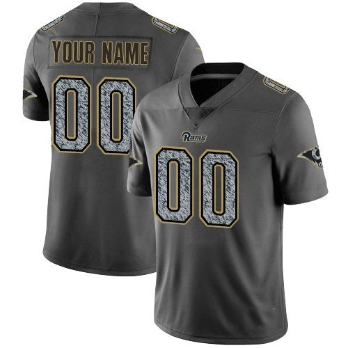 American Football Jersey | Custom LA.Rams Gray Static Limited Marou - image 1