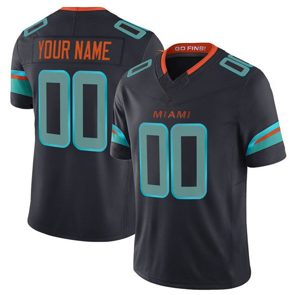 American Football Jersey | Custom M.Dolphins Black 2025 F.U.S.E. ¡°Rivalries¡± Vapor Limited Stitched Marou - image 1