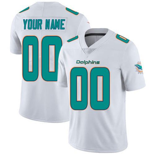 American Football Jersey | Custom M.Dolphins Road White Stitched Limited Marou - image 1