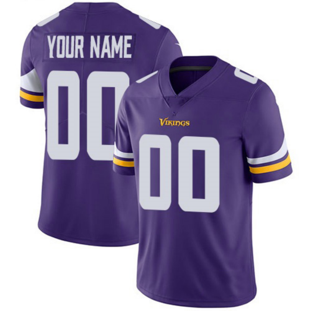 American Football Jersey | Custom MN.Vikings Purple Limited Stitched - image 1